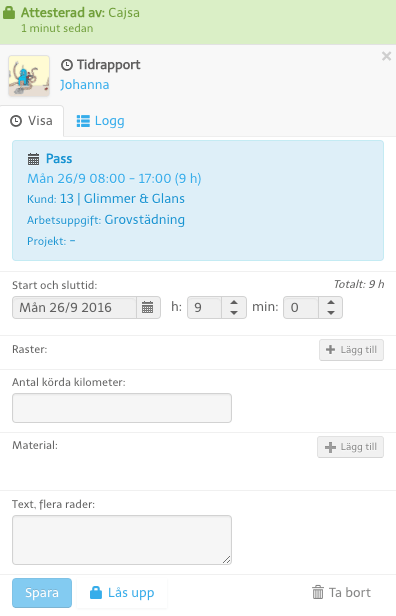 Schemaverktyg i schemat