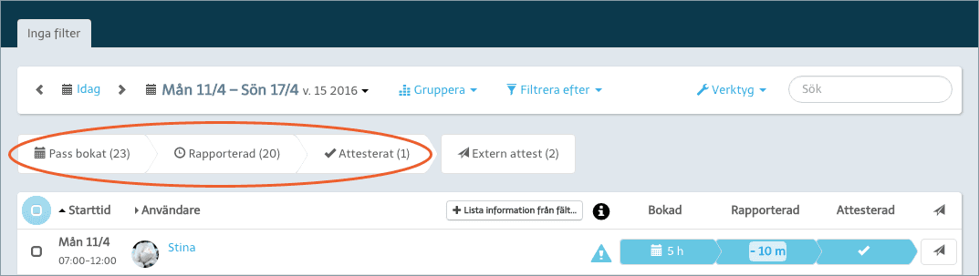 Den nya attestvyn speglar arbetsprocessen.