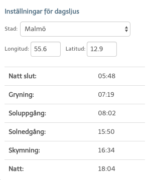 Schemaverktyg i schemat