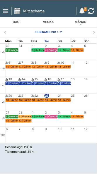 Uppdaterad app