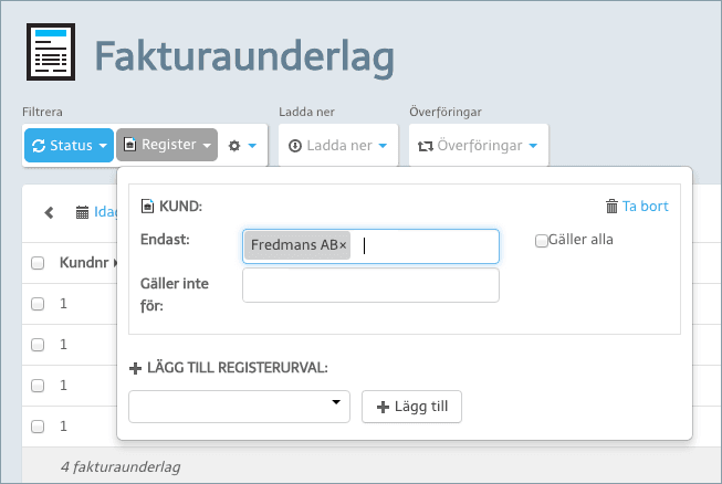 Det finns länkar i löneunderlaget till de anställdas profil.