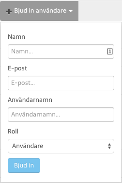 Lägg till användare i Timezynk.